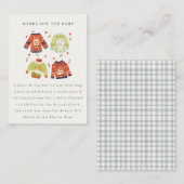 Carte D'accompagnement Coeurs d'hiver Livres de Sweater moches pour le Ba (Devant / Derrière)