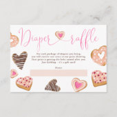 Carte D'accompagnement Coeurs saint-valentin beignes baby shower de tombo (Devant)