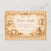 Carte D'accompagnement Coffee Lover Baby Shower Diapper Raffle (Devant)