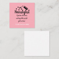 Coiffeur rose Citation Drôle Coiffeur Etoiles