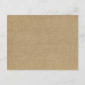 Carte D'accompagnement Collection de Mariages de couronnes florales Kraft (Dos)