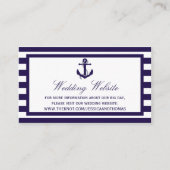 Carte D'accompagnement Collection de Mariages de la marine d'Ancres nauti (Devant)