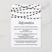 Carte D'accompagnement Collection de Mariages Rustic Kraft (Devant)