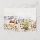 Carte D'accompagnement Colorado Springs, Colorado Wedding Reception (Dos)