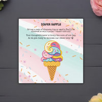 Coloré crème glacée Scoop Sprinkles Baby shower