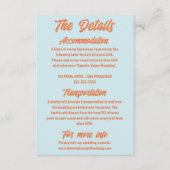 Carte D'accompagnement Coloré Rétro Minimal Amusement Moderne Détails Mar (Devant)