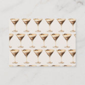 Carte D'accompagnement Combien de fèves de café Espresso Martini Douche (Dos)