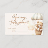 Carte D'accompagnement Combien de graphismes en peluche sont dans le boho (Devant)