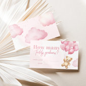 Carte D'accompagnement Combien de graphismes en peluche sont dans le pot 