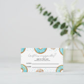 Carte D'accompagnement Combien de SPrinkles dans le jeu de Baby shower Ja (Debout devant)