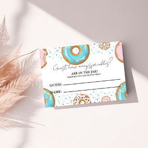 Carte D'accompagnement Combien de SPrinkles dans le jeu de Baby shower Ja