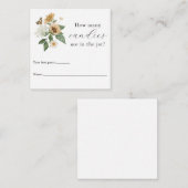 Carte D'accompagnement Combien sont dans le Jeu de douche Jar (Devant / Derrière)