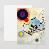 Carte D'accompagnement Composition 8 de Kandinsky (Devant / Derrière)