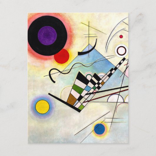 Carte D'accompagnement Composition 8 de Kandinsky (Devant)