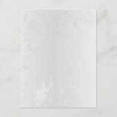 Carte D'accompagnement Composition des White and Blue Butterflies (Dos)