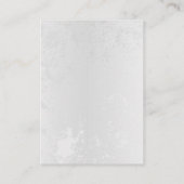 Carte D'accompagnement Composition des White and Blue Butterflies (Dos)