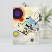 Carte D'accompagnement Composition Kandinsky 8 (Debout devant)