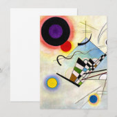 Carte D'accompagnement Composition Kandinsky 8 (Devant / Derrière)