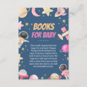 Carte D'accompagnement Compte à rebours Space Girl Books for Baby (Devant)