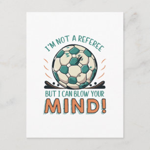 Carte D'accompagnement Conception amusante de football