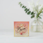Carte D'accompagnement Conception de la Saint-Valentin Sois Mienne avec C (Debout devant)