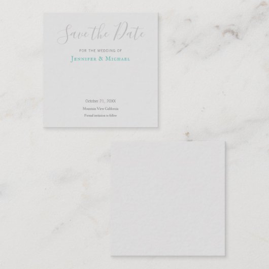 Carte D'accompagnement Conception de mariage professionnelle moderne, enr (Devant / Derrière)