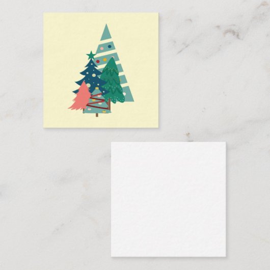 Carte D'accompagnement Conception des Evergreens (Devant / Derrière)