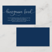 Carte D'accompagnement Conception Lettrée à la main de la Marine moderne, (Devant / Derrière)