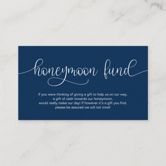 Carte D'accompagnement Conception Lettrée à la main de la Marine moderne, (Devant)