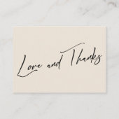 Carte D'accompagnement Concernant Les Cadeaux Écriture Manuelle Moderne S (Dos)