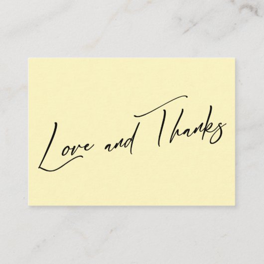 Carte D'accompagnement Concernant Les Cadeaux Écriture manuscrite Simple  (Dos)