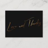 Carte D'accompagnement Concernant les cadeaux Moderne Mariage d'écriture  (Dos)