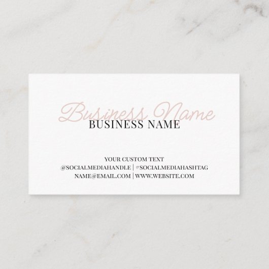 Carte D'accompagnement Connectez-vous avec nous QR Code Modern Pink Scrip (Dos)