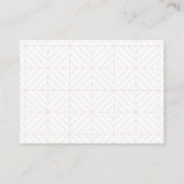 Carte D'accompagnement Conseil Baby shower Cloud 9 rose (Dos)