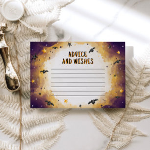 Carte D'accompagnement Conseil Baby shower Halloween