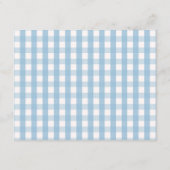 Carte D'accompagnement Conseil de Baby shower d'arche de mignonette Boy N (Dos)