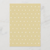 Carte D'accompagnement Conseil mobile de la belle étoile jaune pour maman (Dos)