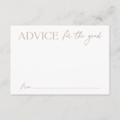 Carte D'accompagnement Conseil Tan Moderne pour les diplômés (Devant)