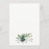 Carte D'accompagnement Conseils de citrouille succulents pour la future m (Dos)