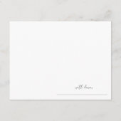 Carte D'accompagnement Conseils de Fête des mariées de Bow rose vif (Dos)