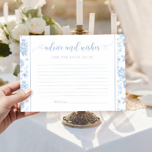 Carte D'accompagnement Conseils et vœux de mariage pour la mariée avec un