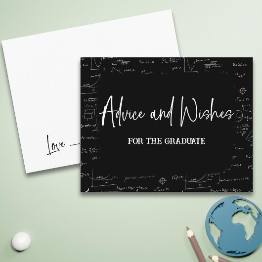 Carte D'accompagnement Conseils et voeux pour le diplômé