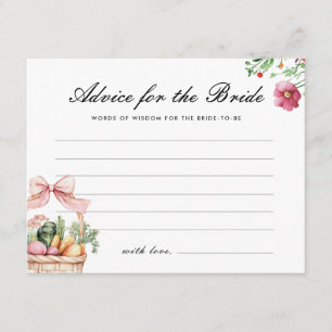 Carte D'accompagnement Conseils Fraîchement En Dehors De La Fête des mari