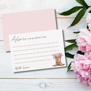 Carte D'accompagnement Conseils pour la mariée à l'occasion de la fête pr
