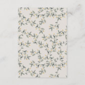 Carte D'accompagnement Conseils pour le feuillage du lion bébé mignon pou (Dos)