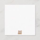 Carte D'accompagnement Contrôle des chats (Dos)