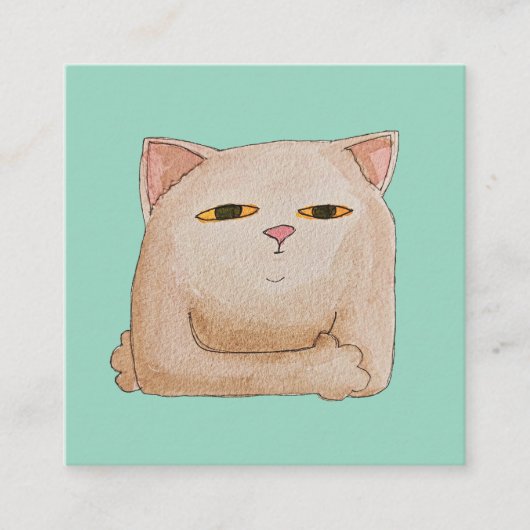 Carte D'accompagnement Contrôle des chats (Devant)