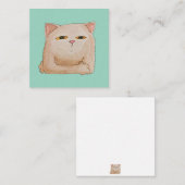 Carte D'accompagnement Contrôle des chats (Devant / Derrière)