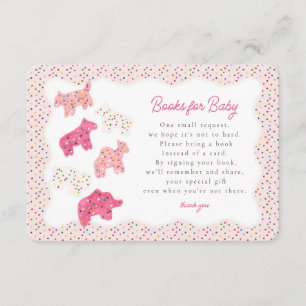 Carte D'accompagnement Cookies Animaux Pink Frosted Livres Pour Bébé Inse