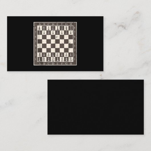 Carte D'accompagnement Cool Jeu d'échecs Halloween Costume drôle Lazy (Devant / Derrière)